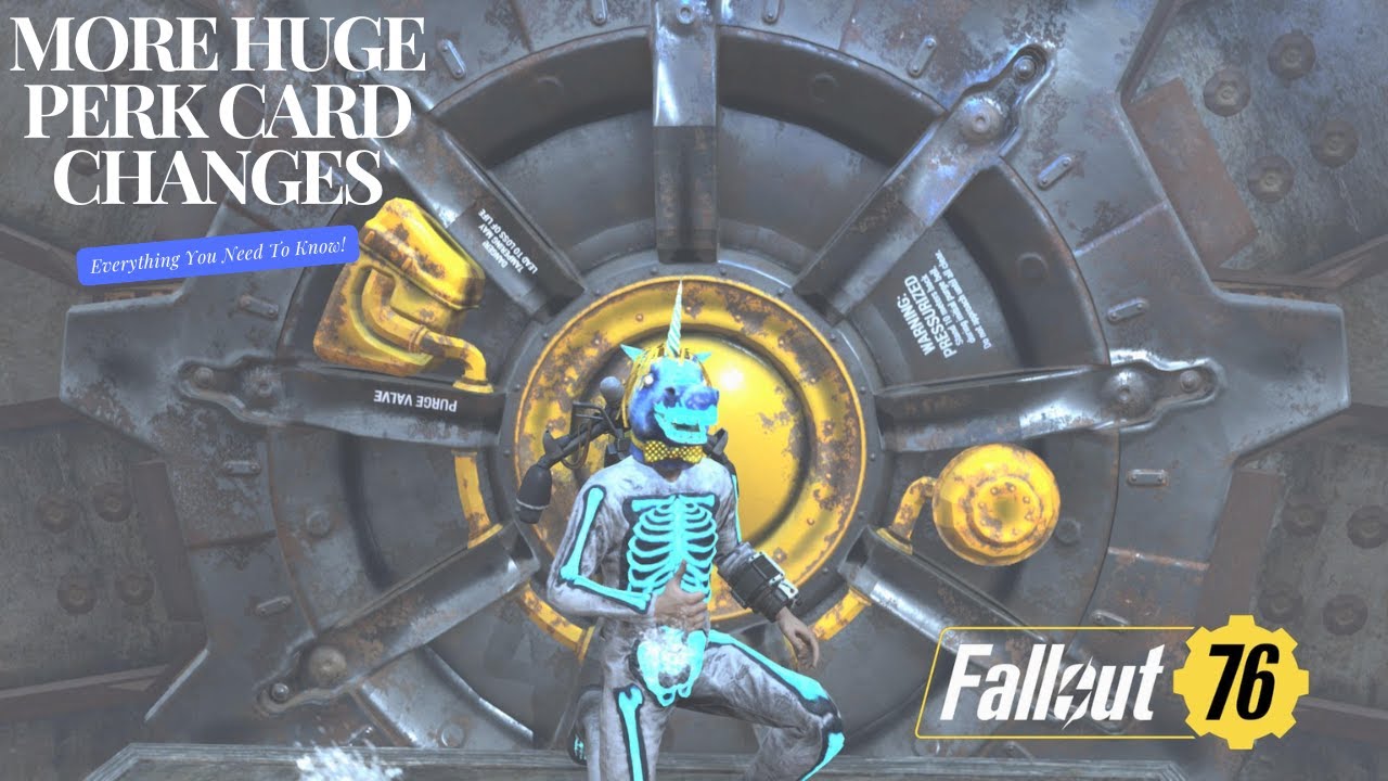 Fallout 76’s Biggest Perk Card Update Yet – New Perks, Name Changes & More!