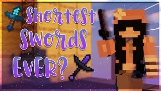 i tried using really short swords xd | solo bedwars commentary