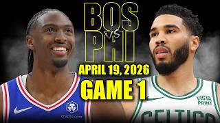 Hoogtepunten Van Wedstrijd 1 Tussen De Boston Celtics En De Philadelphia 76Ers - 19 April 2026 Nba Playoffs