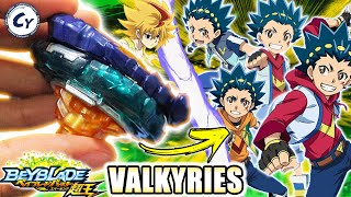 MIRAGE FAFNIR VS TODOS VALKYRIES VALTRIEKS VALT AOI BEYBLADE BURST SPARKING