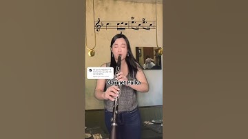 Thumbnail of The World’s famous Polka- Clarinet Polka with Score!! 💃🕺#clarinet #polka