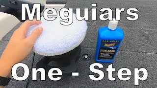 FIX BOAT SCRATCHES EASY!  How To Use Meguiar's 67