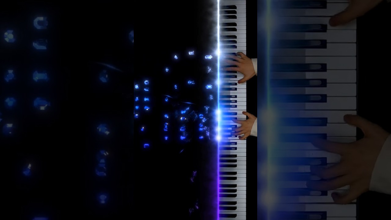 👆Tap ▶️ for Full Video / Hedgehog’s Dilemma / Evangelion PianoForte #1 / piano visualizer