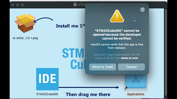 How do you allow macOS Cannot verify that this app is free from malware?