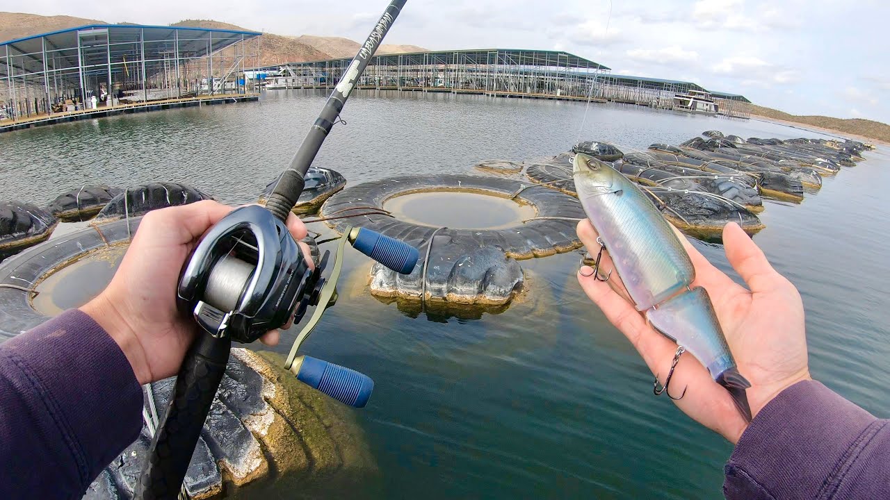 Exploring A New Lake With Big Glide Baits!