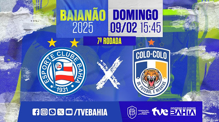BAHIA 6 X 0 COLO- COLO | PARTIDA COMPLETA | BAIANÃO 2025 | #BaianãoNaTVE | 09/02/2025
