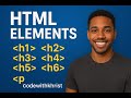 Class 6: HTML Elements Explained for Beginners | Headings, Paragraphs & More (Full Tutorial)