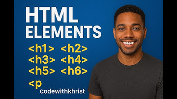 Class 6: HTML Elements Explained for Beginners | Headings, Paragraphs & More (Full Tutorial)