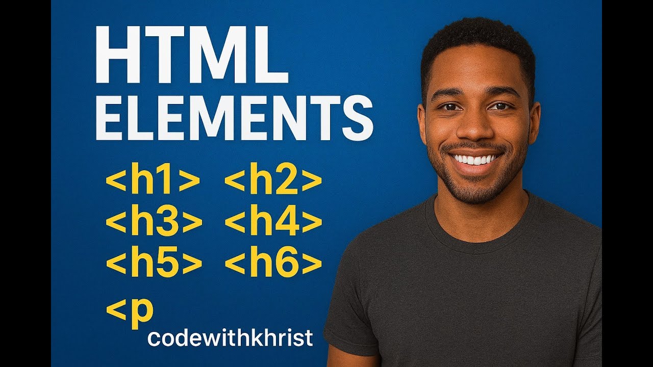 Class 6: HTML Elements Explained for Beginners | Headings, Paragraphs ...