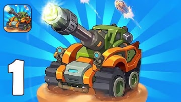 Tank Pack Attack - Part 1 Tank War Army Commander - Gameplay Walkthrough(iOS, Android)