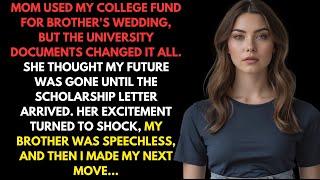 Mom Used My College Fund For Brother's Wedding, But The University Documents Changed It All...