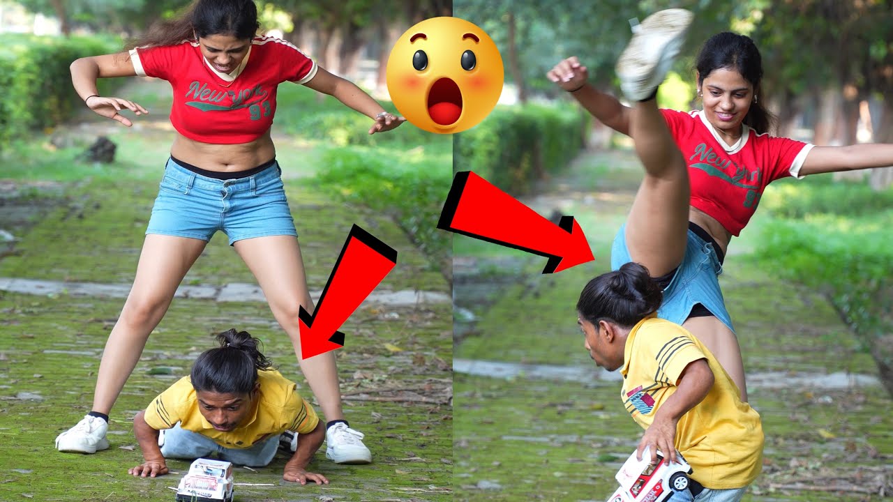 ये बच्चा कहाँ से निकल रहा है 😳 | Prank On Cute Girl 🥰 | The Real Satish