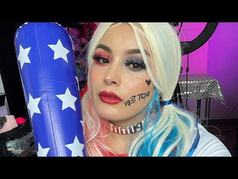 GRWM Harley Quinn I Ges ASMR