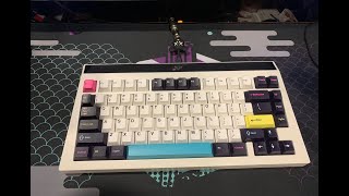 CYBERBOARD R3 CLOUDWHITE Custom Mechanical Keyboard | COW Switches & GMK FUTURE FUNK Typing Sounds screenshot 5