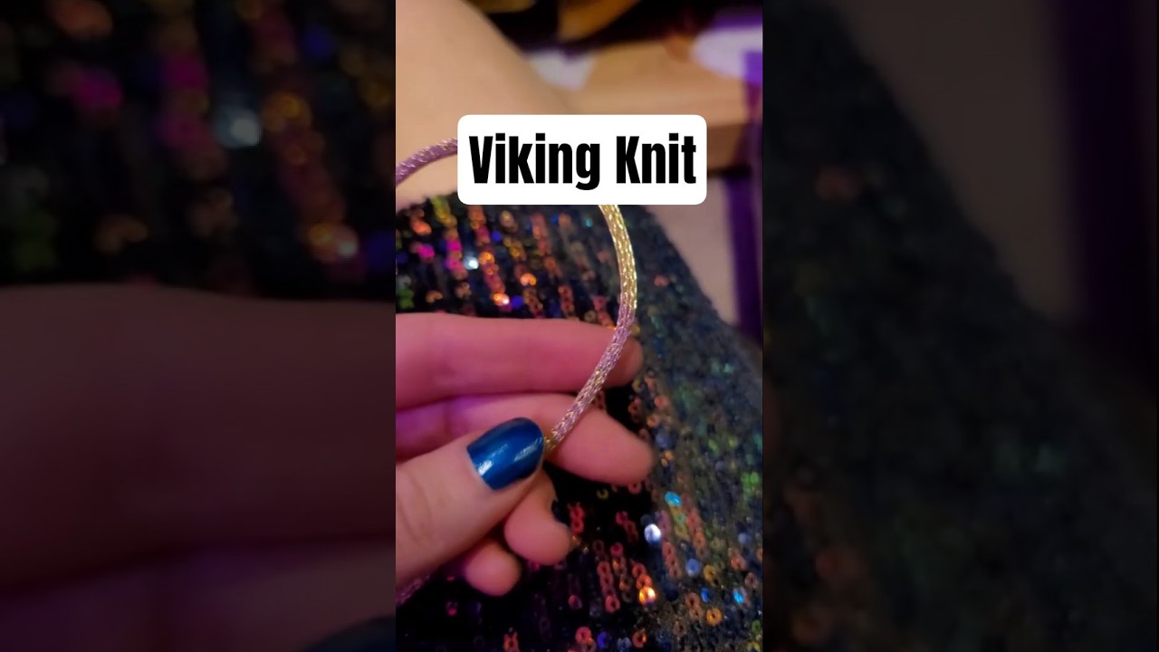 Ever see Viking knit chain? #shorts #jewelry