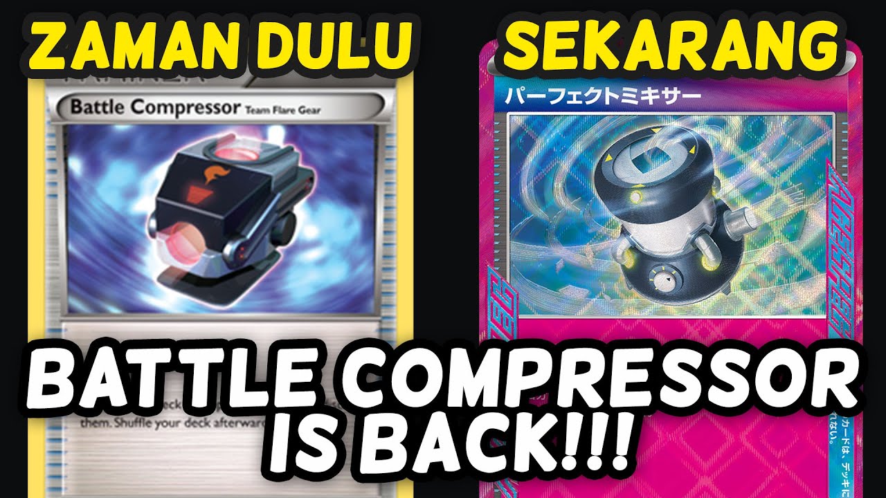 BATTLE COMPRESSOR REBORN? TERGGUNCANGNYA META KARTU TCG POKEMON! PERFECT MIXER ACE SPEC