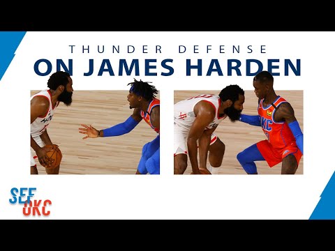 THUNDER DEFENSE: Highlights vs James Harden in Game 3 | 2020 NBA Playoffs - 8.22.20