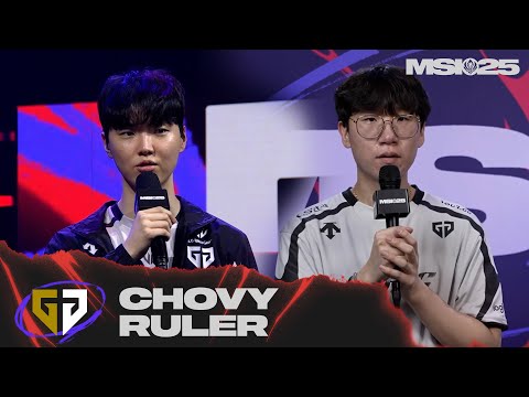 Chovy Ruler GEN Chovy, Ruler 인터뷰 요약 | T1 vs GEN | MSI 2025 | Vortex Gaming