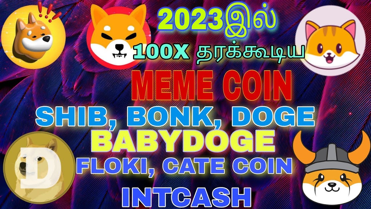 SHIBA INU, DOGE, BABYDOGE COIN NEWS🚀BONK 100X🔥CATE COIN 100X 🥳INTCASH $1000😇CFSN TAMIL🌹