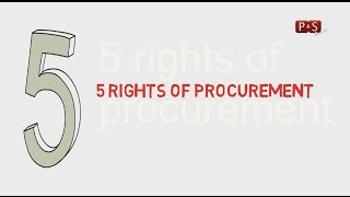 5 Rights Of Procurement 5 Rights Of Procurement