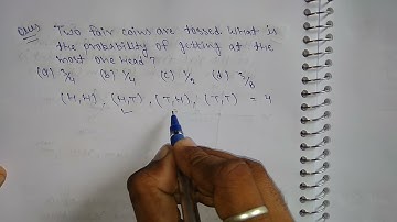 Two fair coins are tossed. What is the probability of getting at the most one head...