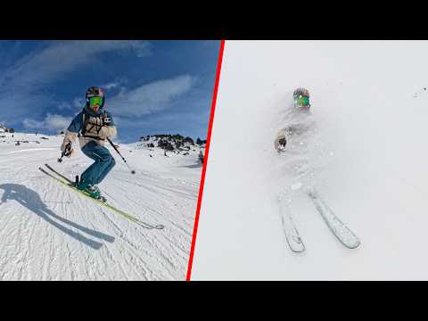 Two days of skiing in Baqueira. One day of sunshine and another of a hellish blizzard.