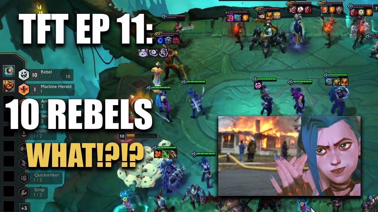 JINX ANOMALY + 10 REBELS | TFT EP 11: 10 REBELS WHAT!?!? | RANKED SET 13