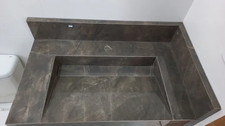 Como fazer pia de porcelanato
