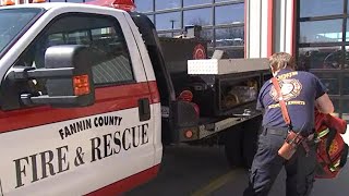 North Georgia deals with outbreak of wildfires