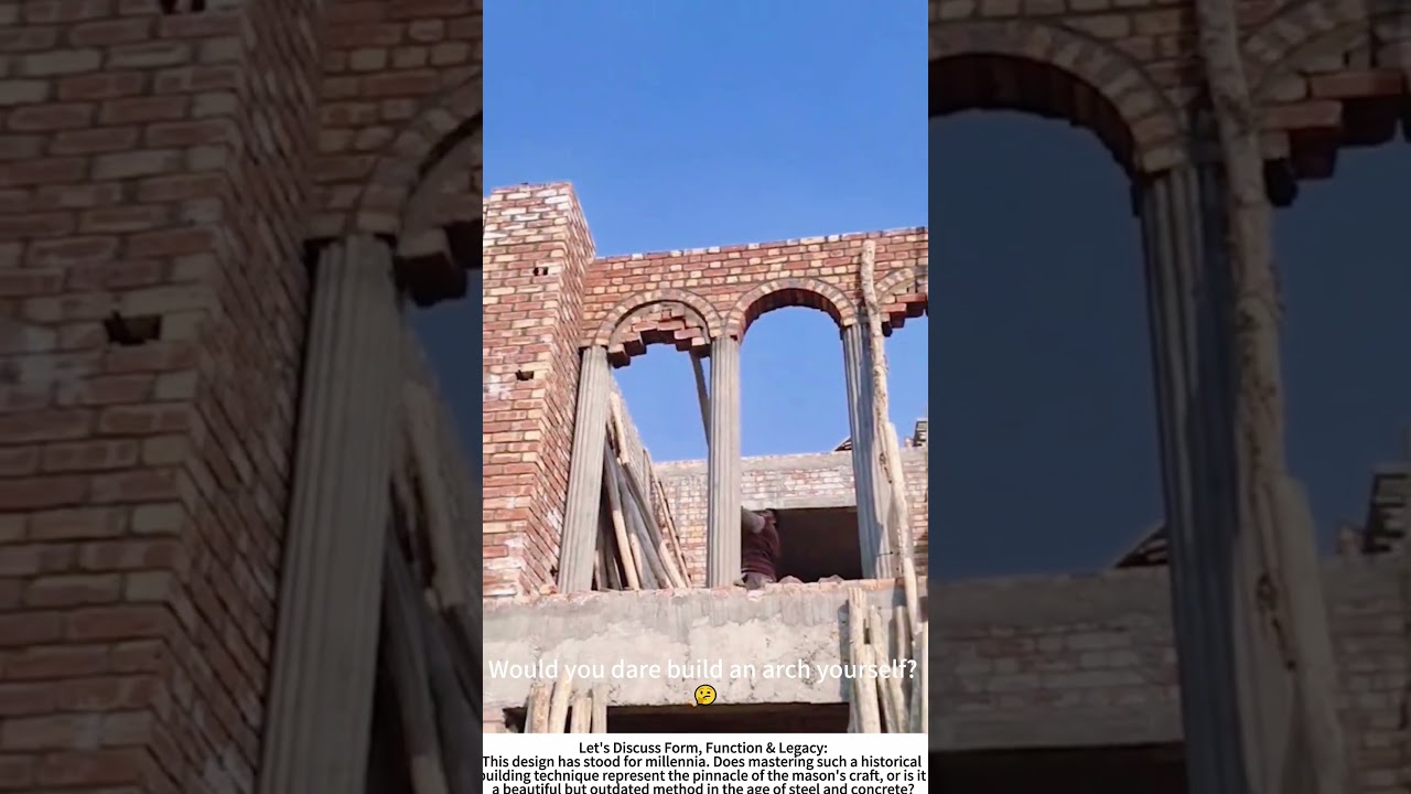 The Architect's Puzzle: Building a Roman Semicircular Arch in Brick 🏗️