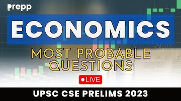 UPSC Prelims 2023 | Most Probable Questions | Economics | #upscprelims2023 #prelims2023 #upsc