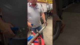 Pipe fitting tools make work easier 🔥 source : harbachusa #pipe #fitting #welderup  #migwelding
