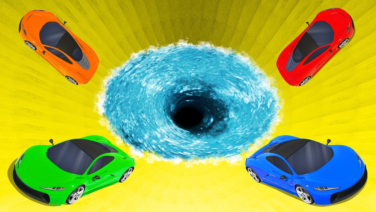 Survive The WHIRLPOOL DEATH DERBY in GTA 5...