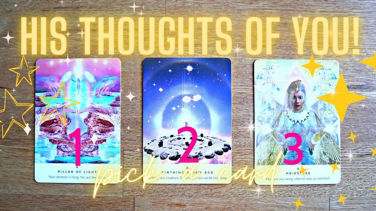 HIS/HER THOUGHTS OF YOU TODAY! Plus FREE PSYCHIC READING GIVEAWAY! / Love Tarot pick a card