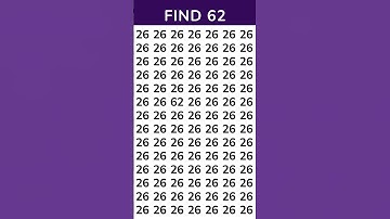 Find the ODD Number -  62 | Fun Quiz #quiz #challenge
