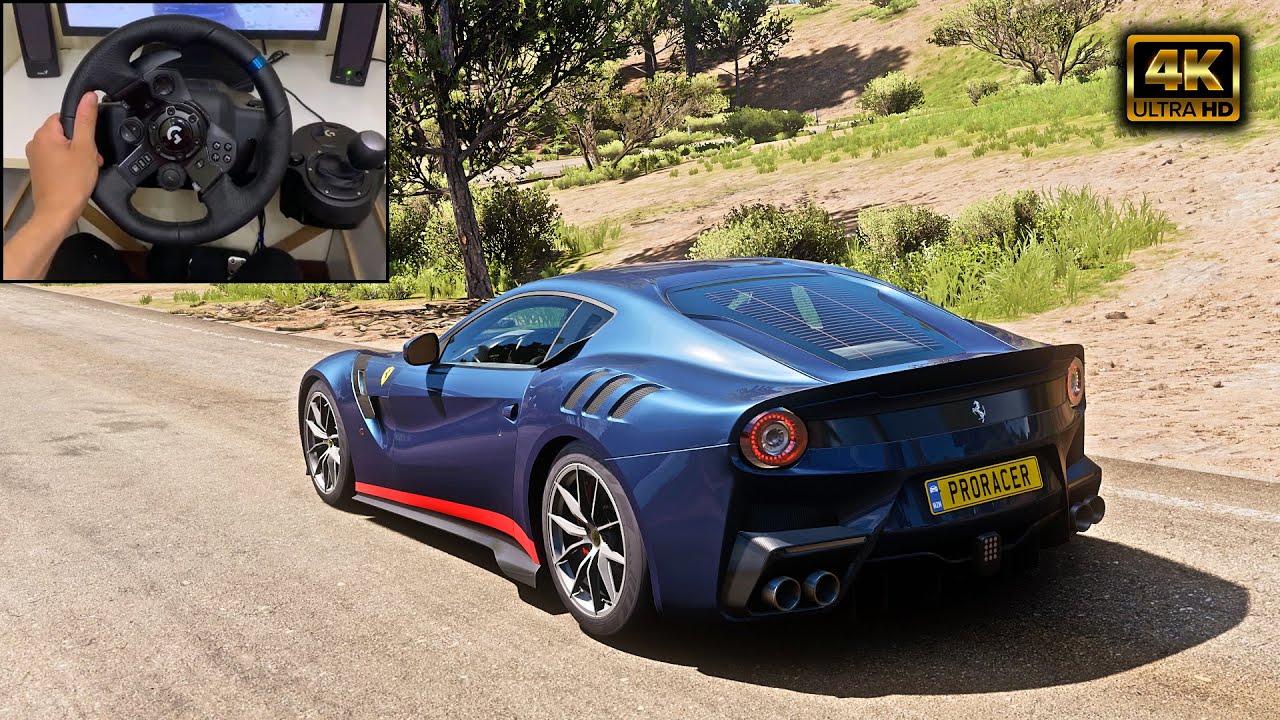 Ferrari F12 TDF Forza Horizon 5 Logitech G923 Gameplay YouTube