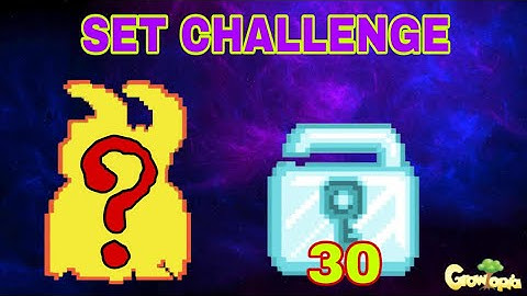 New set with 30 diamond locks set challenge | Growtopia #142