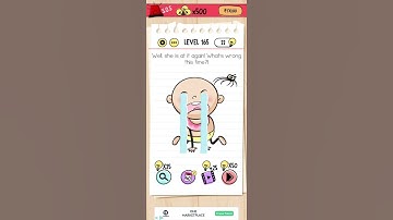 Brain Test Level 165 Answer - Well, She Is At It Again! What