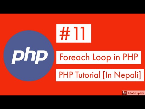 #11 Foreach Loop in PHP || PHP Tutorials || Learn PHP in Nepali