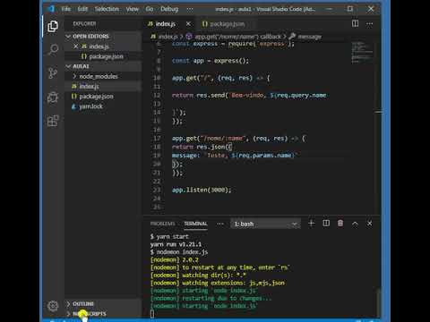 Node.js - Instalação Biblioteca Nodemon (#8)