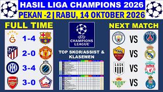 Hasil Liga Champions Tadi Malam - Galatasaray vs Barcelona 1-4 | Klasemen UCL 2026 Terbaru Hari Ini