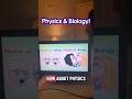 Physics &amp; Biology! Share this video! Purchase my physics guide (link in bio)!