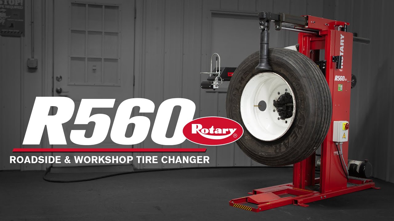 Rotary® R560 Heavy Duty Tire Changer: Demo