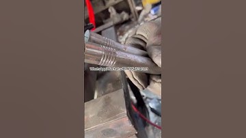 Round tube butt thread rolling machine