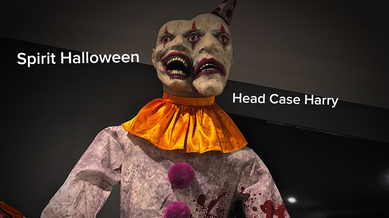 Spirit Halloween Head Case Harry Setup/Demo