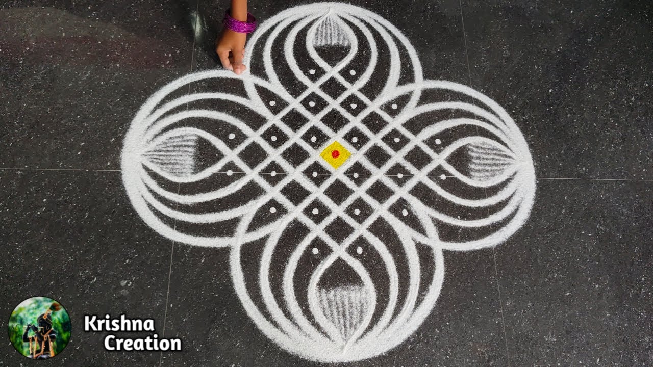 Diwali 2025 Special Padi Kolam Design | 6*2*2 Deepavali Rangoli Design | Diwali Easy Deepam Muggulu