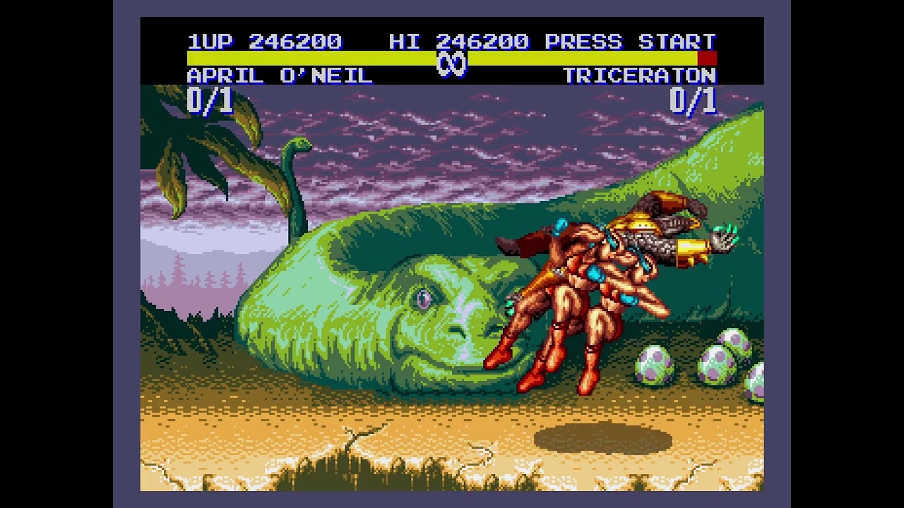 シャリタツ TAS] Genesis Teenage Mutant Ninja Turtles: Tournament Fighters by