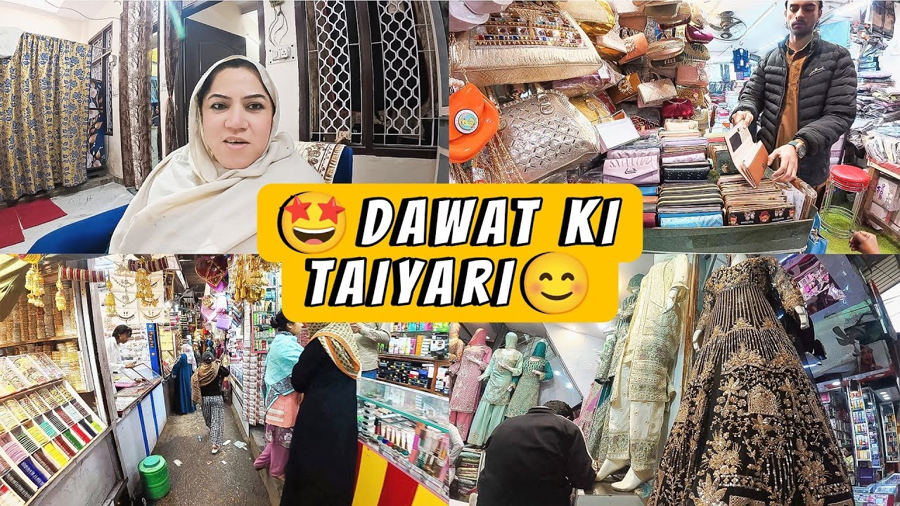 Hapur Dawat Ke Liye Shopping | Seelampur Market Vlog!