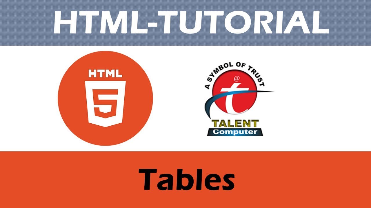 HTML Tutorial for Beginners || Tables - YouTube