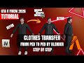 How to Transfer Clothes Between Peds in FiveM Using Blende #gta5 #fivem